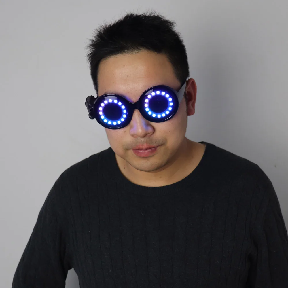 REZZ LED GLASSES/ REZZ GOGGLES FOR RAVE FESTIVALS - Rave Jersey