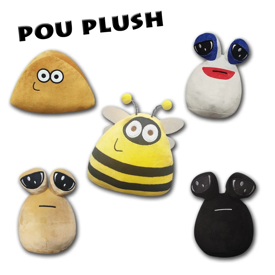 

22cm My Pet Alien Pou Plush Toy Alien Plush Pillow Soft Stuffed Animal Kawaii Pou Doll Peluche Brinquedo Toys For Children Girls