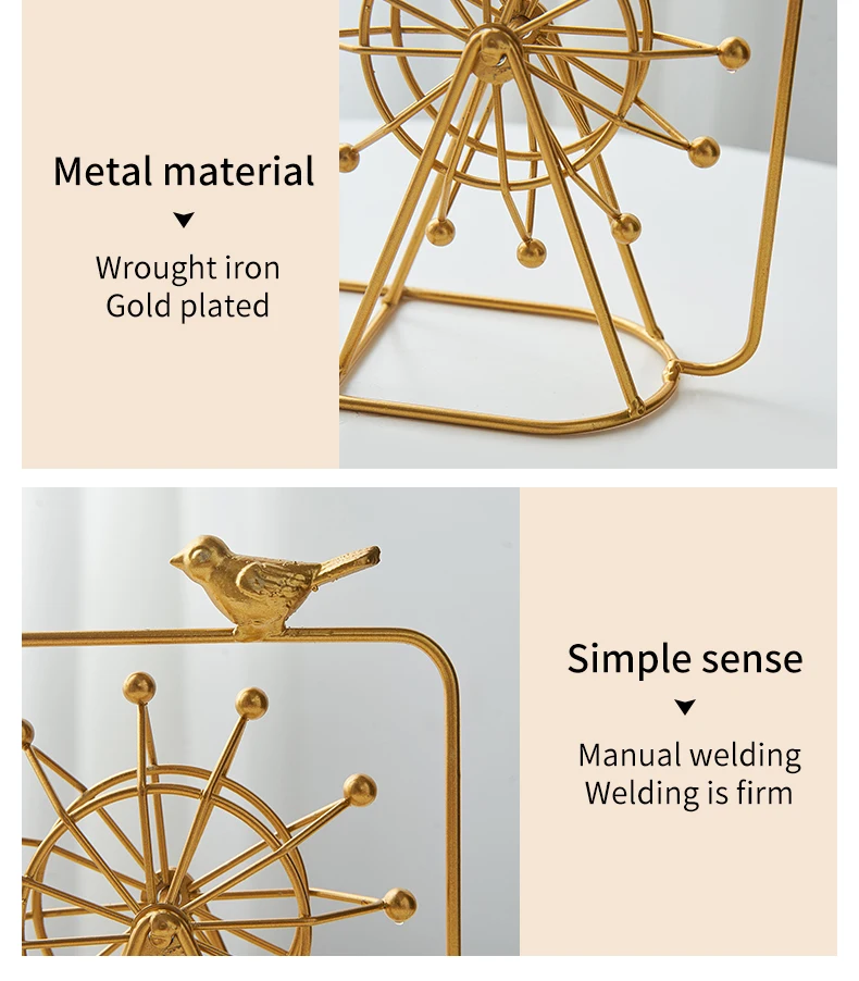 Hydroponic Vase Home Decoration Accessories Glass Plant Bathroom Terrarium Ferris Wheel Flower Gift