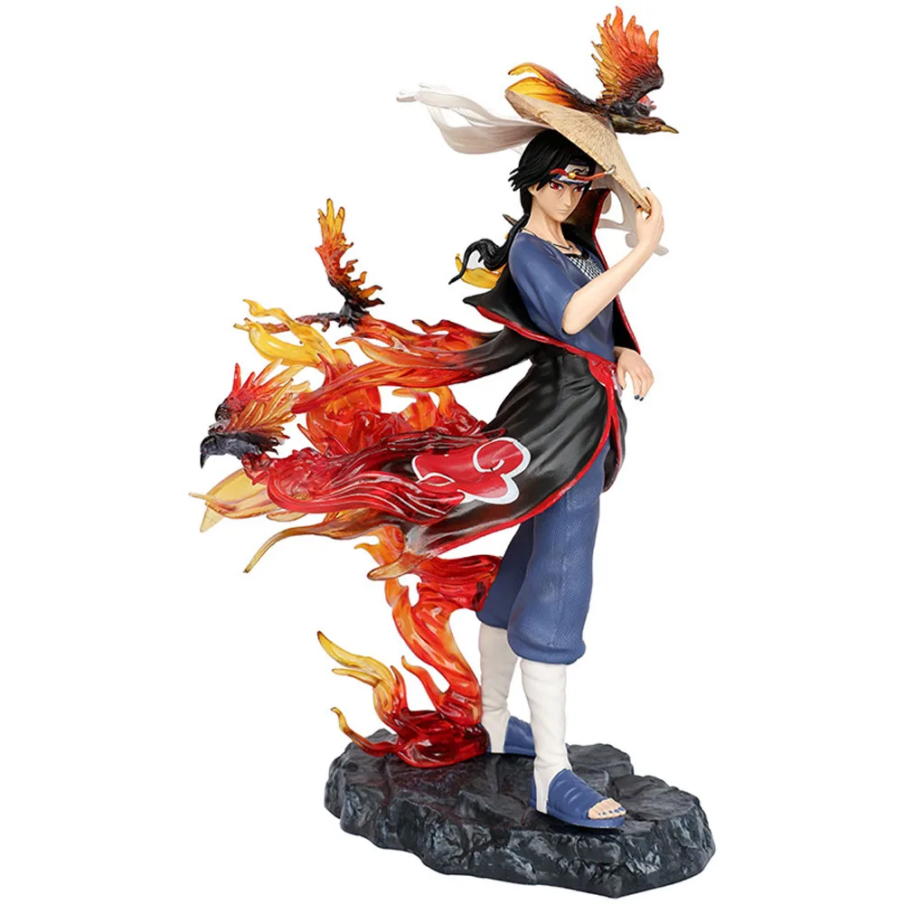 

29Cm Naruto Mrj Anime Figures Uchiha Itachi Supporting Cap Pvc Statue Model Doll Collectible Desk Decoration Toy Christmas Gift