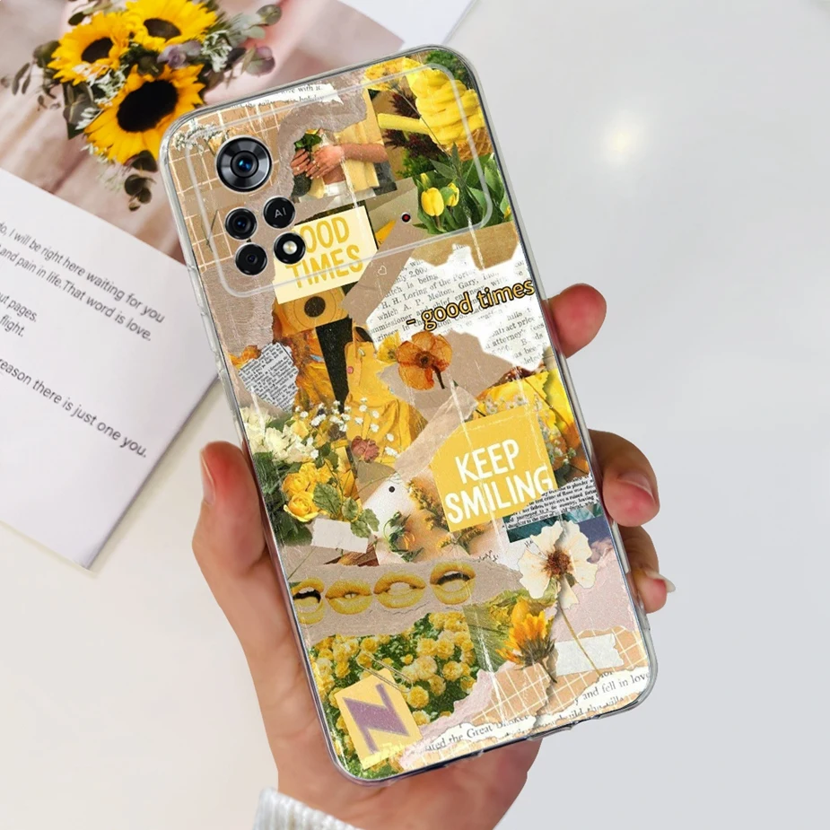 New Fashion Painted Clear Silicone Phone Case - Soft Protective Cover for Xiaomi Poco X4 Pro 5G