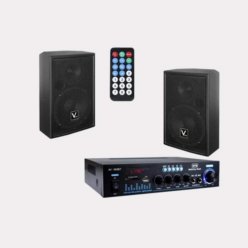 

Yun Yi AV-568- MS0610audio Sistema Music System Full Set Sound Set Home Theater Surround Sound Home Combination Line Array