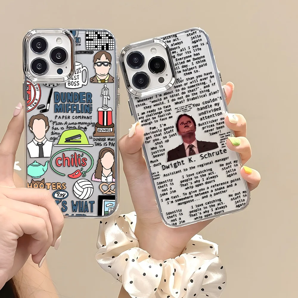 The Office TV Show Transparent Soft Silicone Phone Case