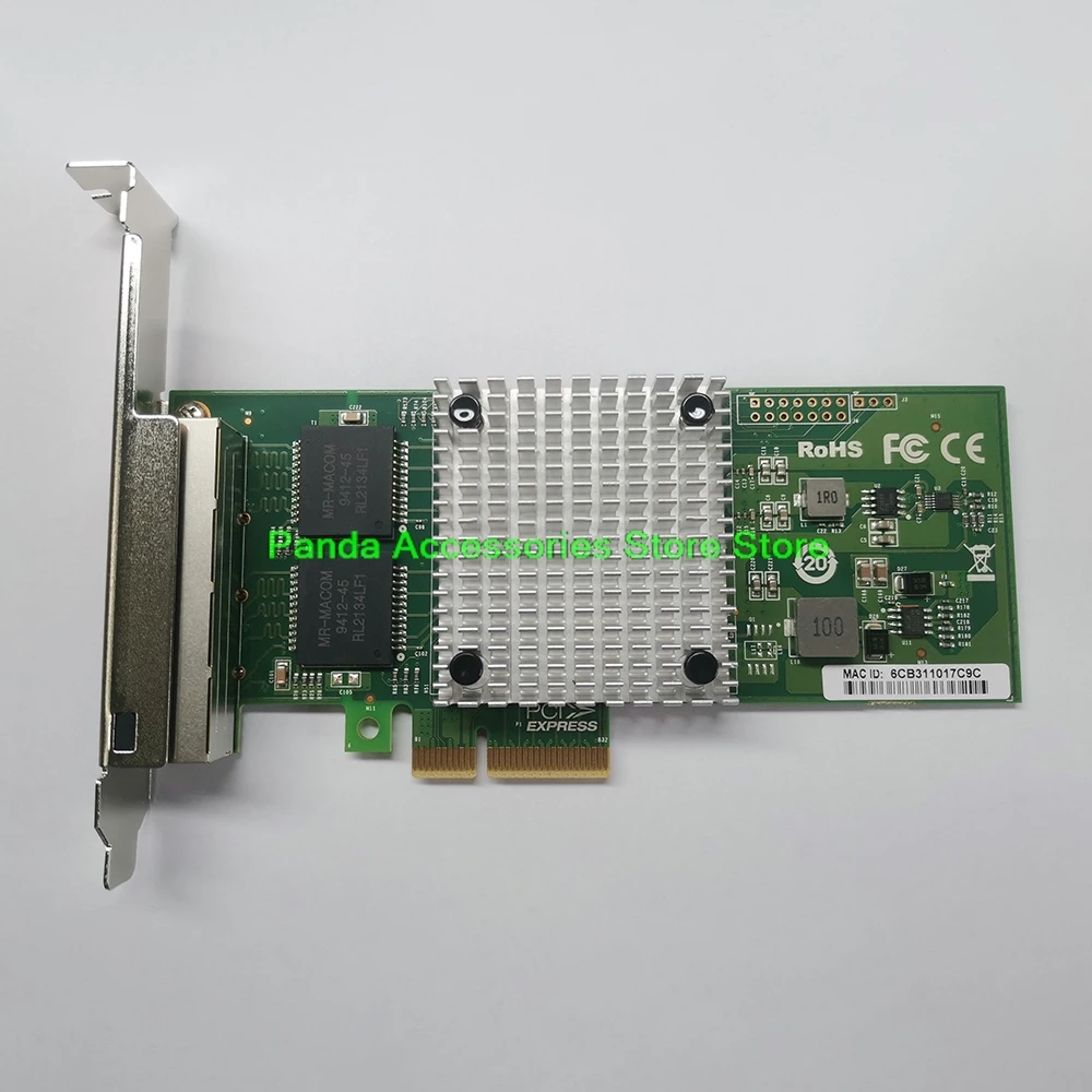 PCIeX4  Ʈ  , PCI-E X4 ⰡƮ 4 Ʈ Ʈũ ī, NIC WX1860-4RJ45, 1G