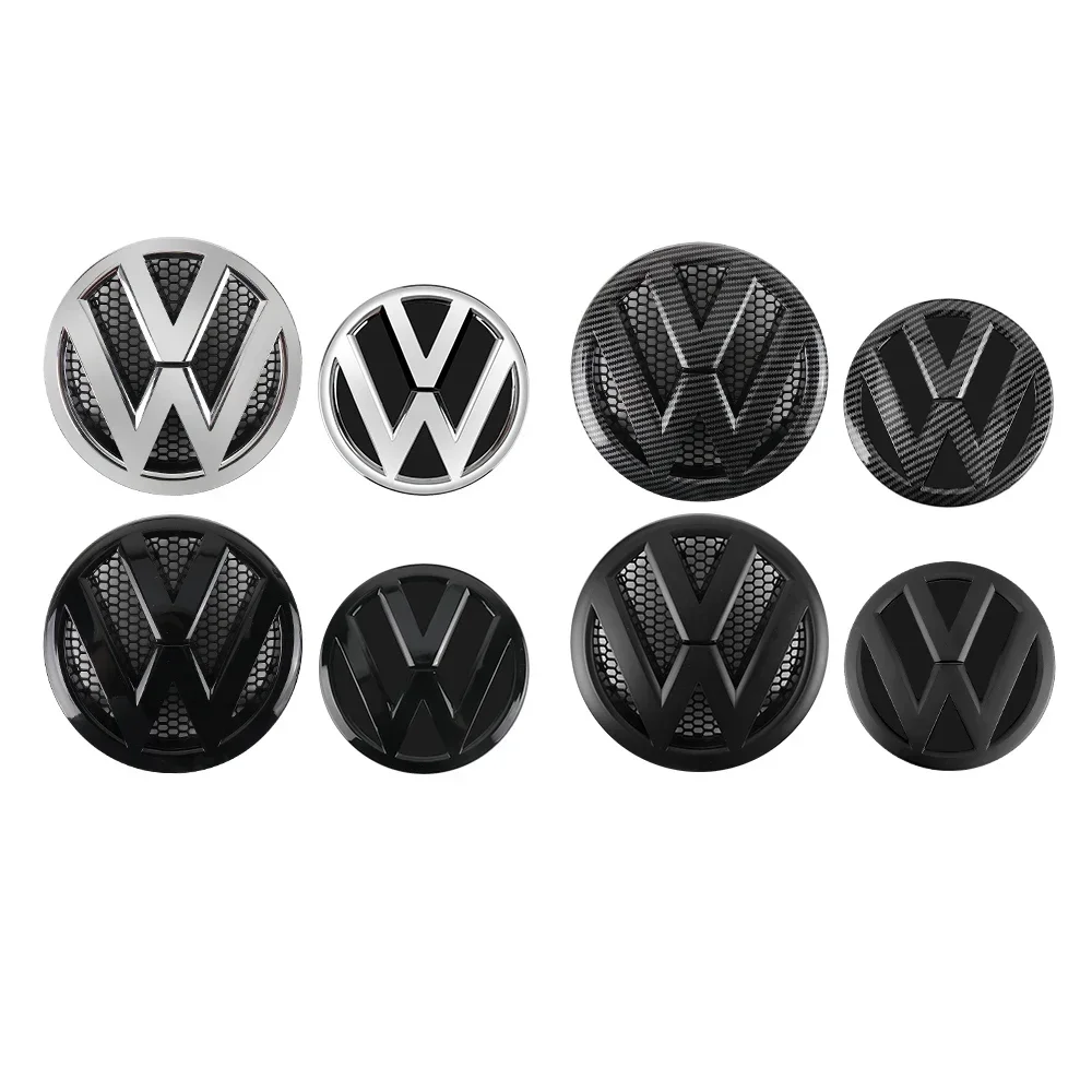 폭스바겐 VW 트랜스포터 T5 2010 2011 2012 2013 2용 자동차 전면 그릴 배지 리어 트렁크 엠블럼 커버 액세서리 (1/2개)