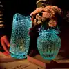 creative luminous glass vase beautiful light luxury hydroponic water utensils living room decorations مزهريات  terrarium  vases 2
