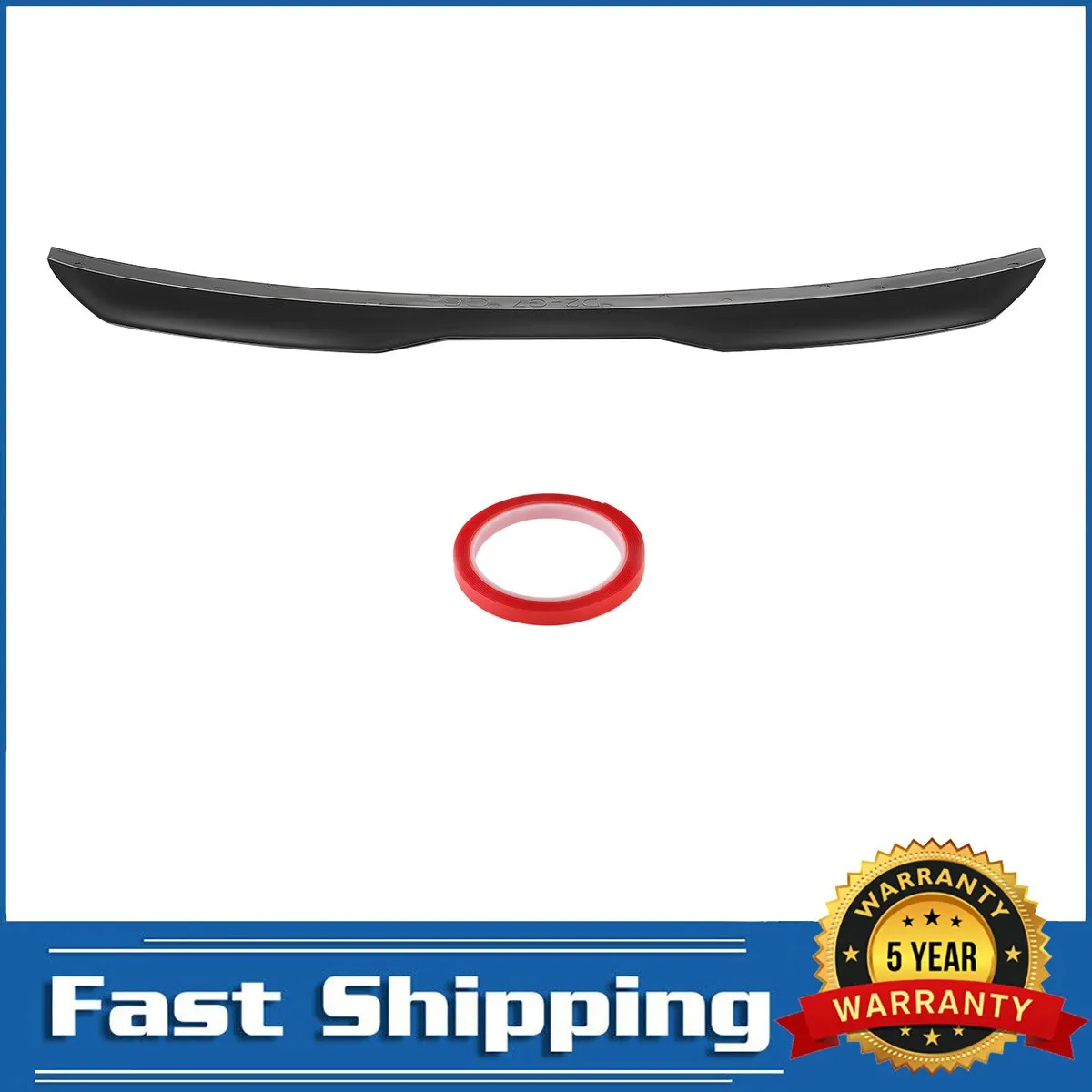 Rear Boot Lip Spoiler Extension Wing For VW Golf 7 MK7.5 VII GTI R GTD 2012-2019