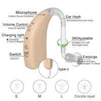 2025 New rechargeable digita Hearing aids powerful Mini hearing aid for deafness elderly Moderate to Severe Loss Sound Amplifier - Image 3