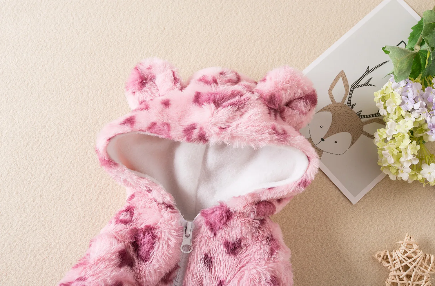 Autumn Winter Pet Coat Detail View