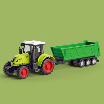 Mini Inertial Tractor Model Harvester Transporter Boy Toy Set Kids Toy Simulation Farmer Car Model Gift for Children - Mini Inertial Tractor Model Harvester Transporter Boy Toy Set Kids Toy Simulation Farmer Car Model