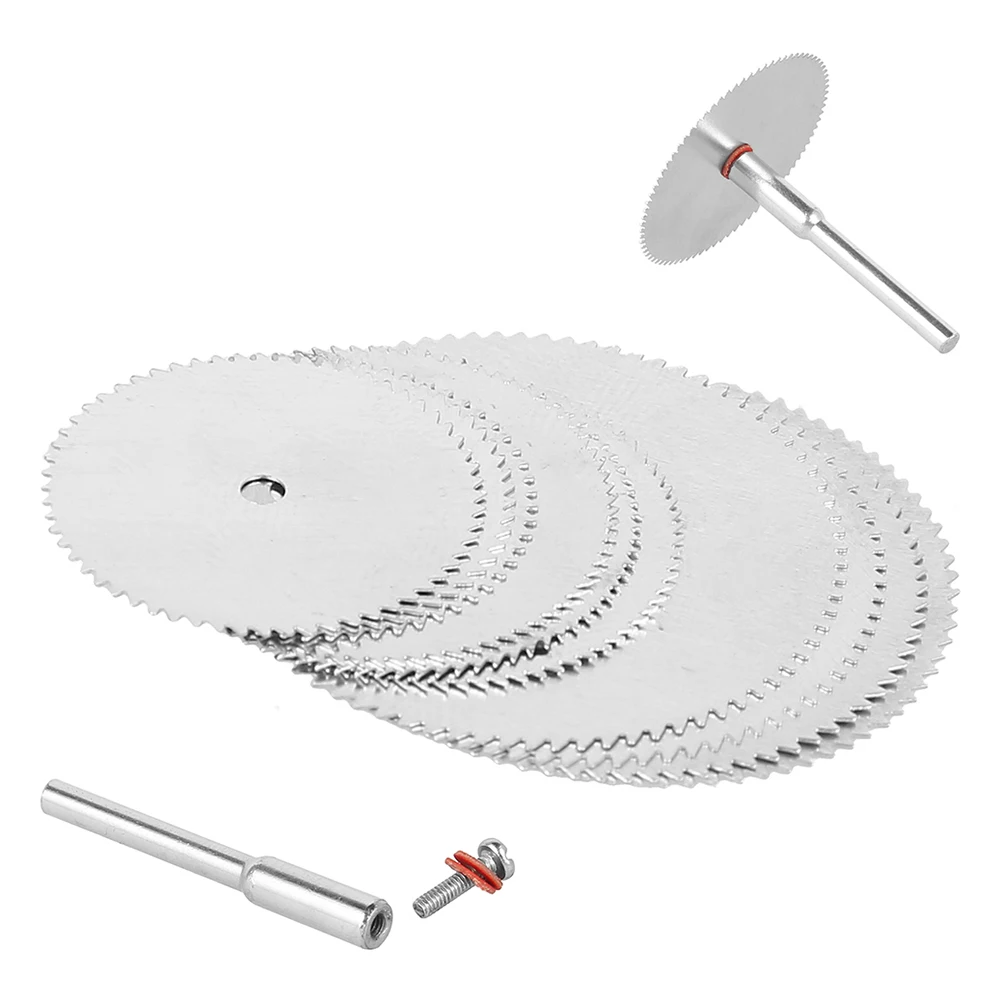 

11*Mini Circular Saw Blade Stainless Steel Electric Grinding For Metal Cutter Wood Cutting Discs Cutting Disc Rotary Tool