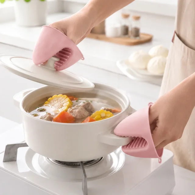Silicone HeatGrip Oven Mitts – 2PCS 4