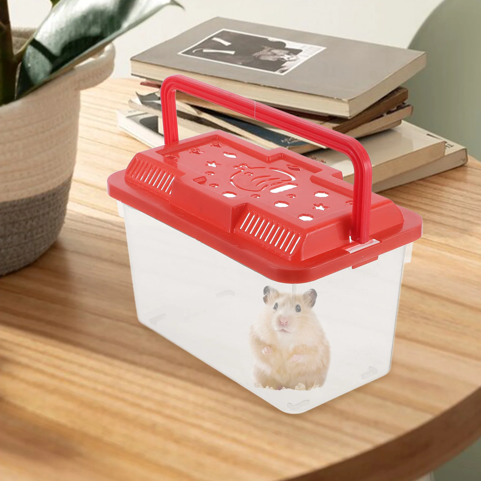Pet Transport Box Reptile Enclosure Animal Turtle Carrier Goldfish Bowl Abs Travel Tank