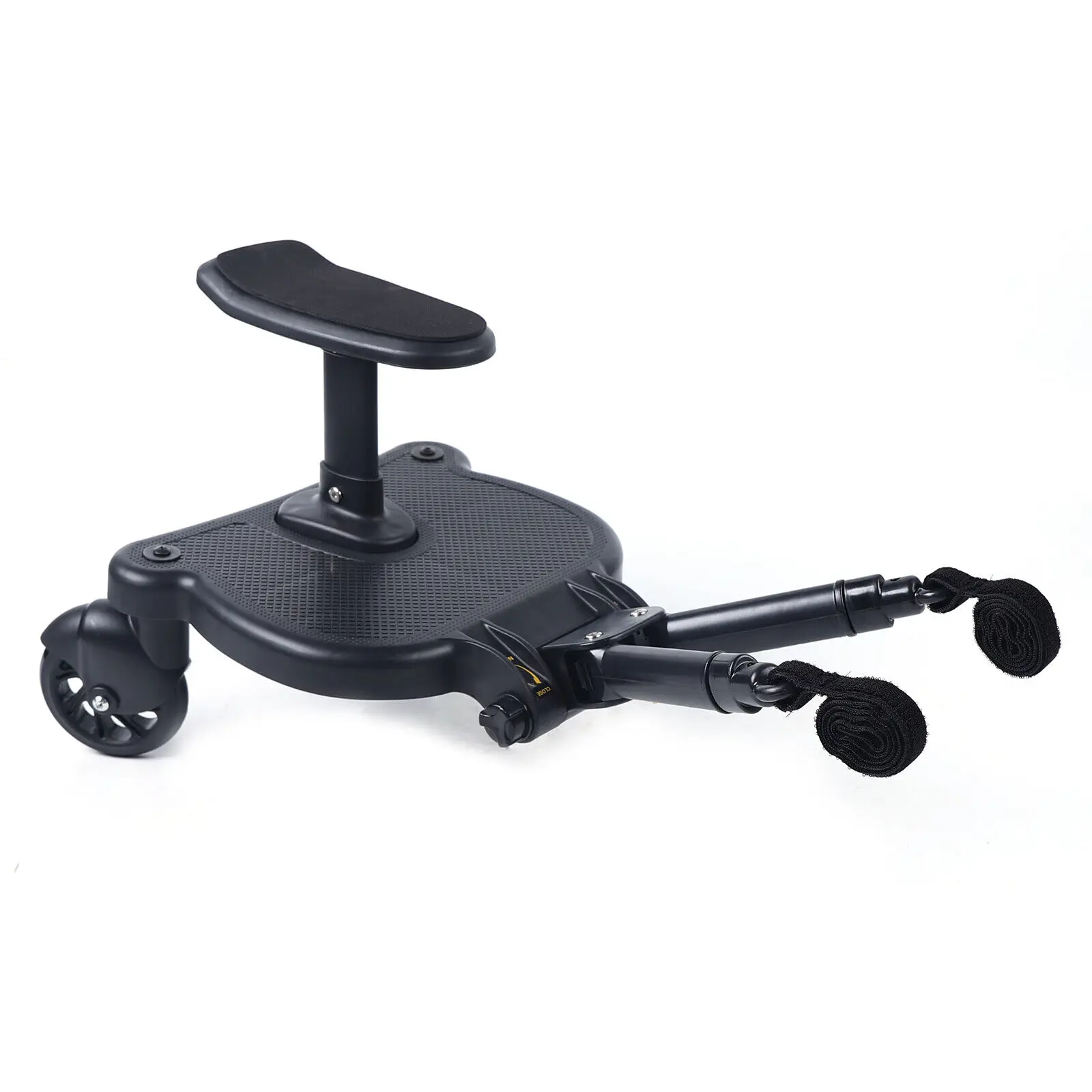 Stroller Board Universal 2in1 Stroller Ride Board Buggy Wheeled Seat Pedal with Detachable Seat Standing