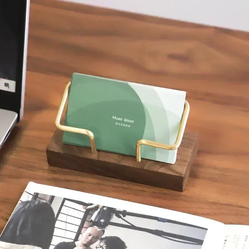 Business Card Holder Organizer Office Desk Display