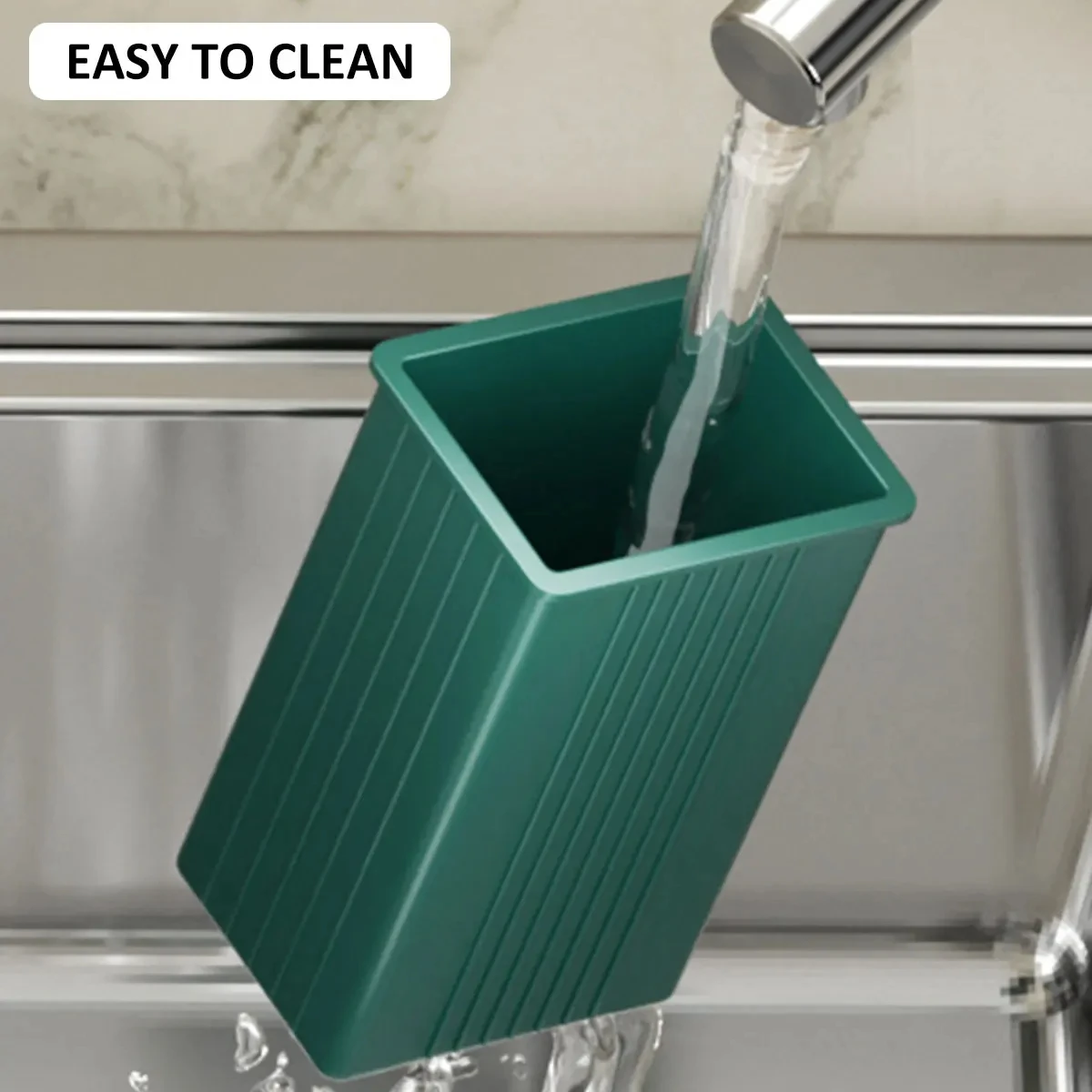 Space Saving PP Cutlery Drying Rack Kitchen Utensil Holder