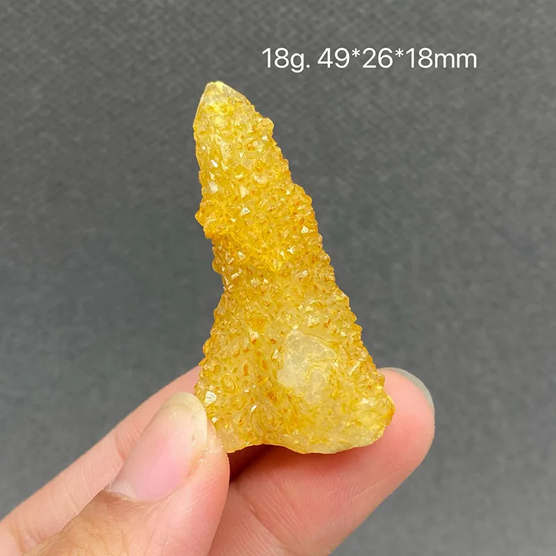 100%  Natural citrine Mineral Specimens Stones and Crystals Healing Crystal from China
