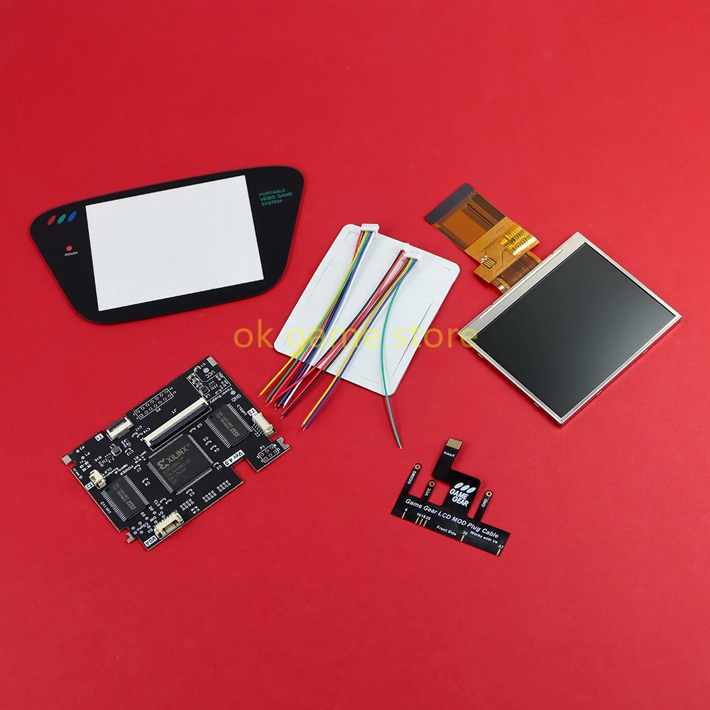 セガゲームギア用LCDスクリーン,1セット,スイープおよびハイ