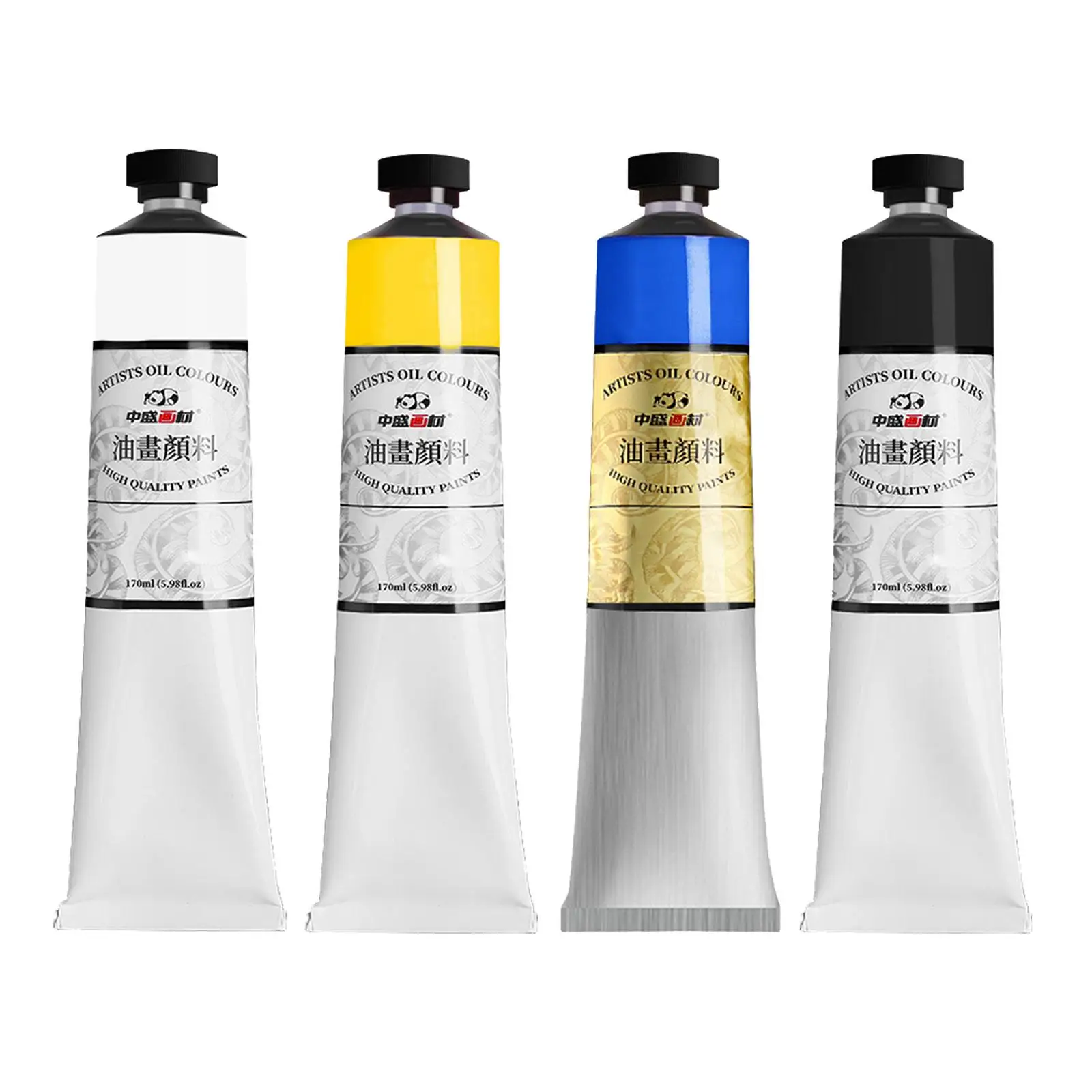 초보자용 전문 오일 페인트, 알루미늄 튜브, 유화 미술 용품