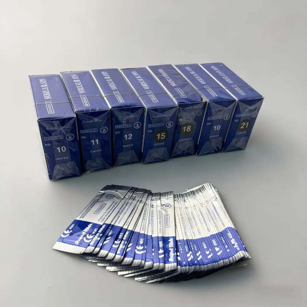 Sterile Surgical Scalpel Blades, Individually Wrapped, Full Range of Sizes Available, OR-Grade Disposable 1