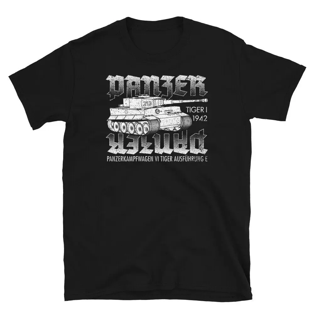 

Wehrmacht WWII German Army Panzer VI Tiger I Tank T-Shirt 100% Cotton O-Neck Summer Short Sleeve Casual Mens T-shirt Size S-3XL