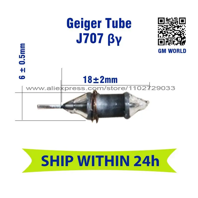J705 high sensitivity Geiger tube use for portable Geiger counter nuclear radiation detection sensor GM tube 3