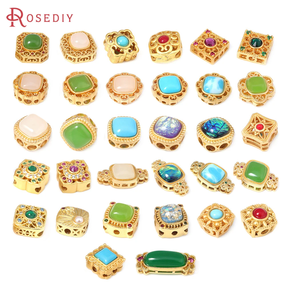 5PCS-Matte-Gold-Color-Brass-Special-Vintage-Style-Nepalese-Beads ...