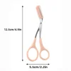 Precision eyebrow trimmer scissors with comb - a scratch free hair removal and shaping tool suitable for both men and women 4