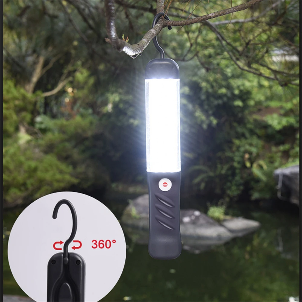 Description Picture 3 of itemLED Flashlights Rechargeable Work Light with Magnetic Base and Hanging Hook 3 Modes Floodlight for Car Repair Grill Outdoor Use