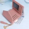Women's Wallet
Leather Wallet
Coin Card Holder
Money Purse
Folding Wallet 4
