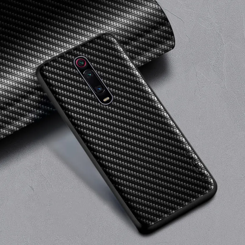 Carbon Fibre Texture Fashion Design Soft Phone Case - Sleek and Durable Back Cover