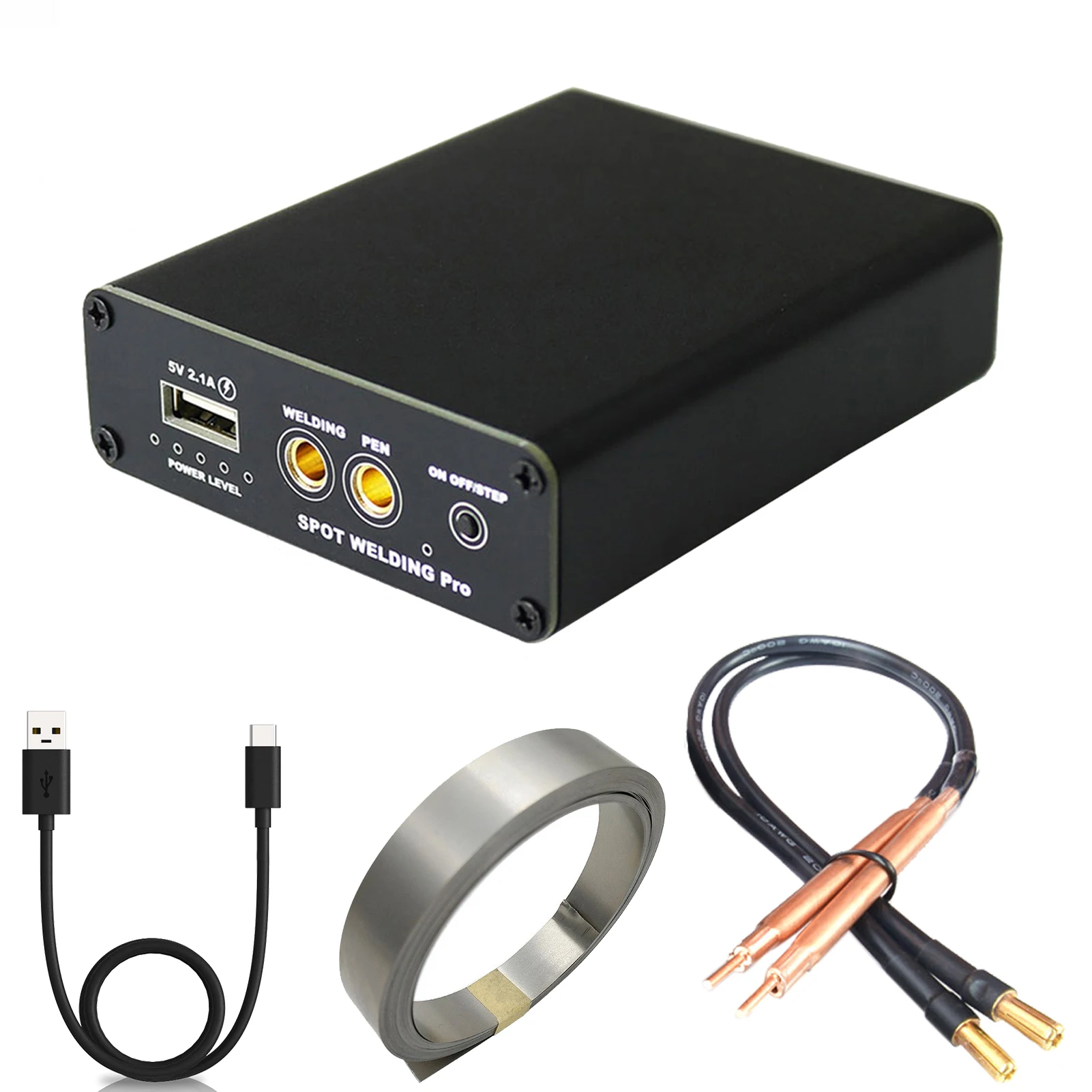 

DIY Mini Spot Welder 5 Gears Adjustable Portable Handheld Welding Machine Fast Charge Lithium Battery with Pen