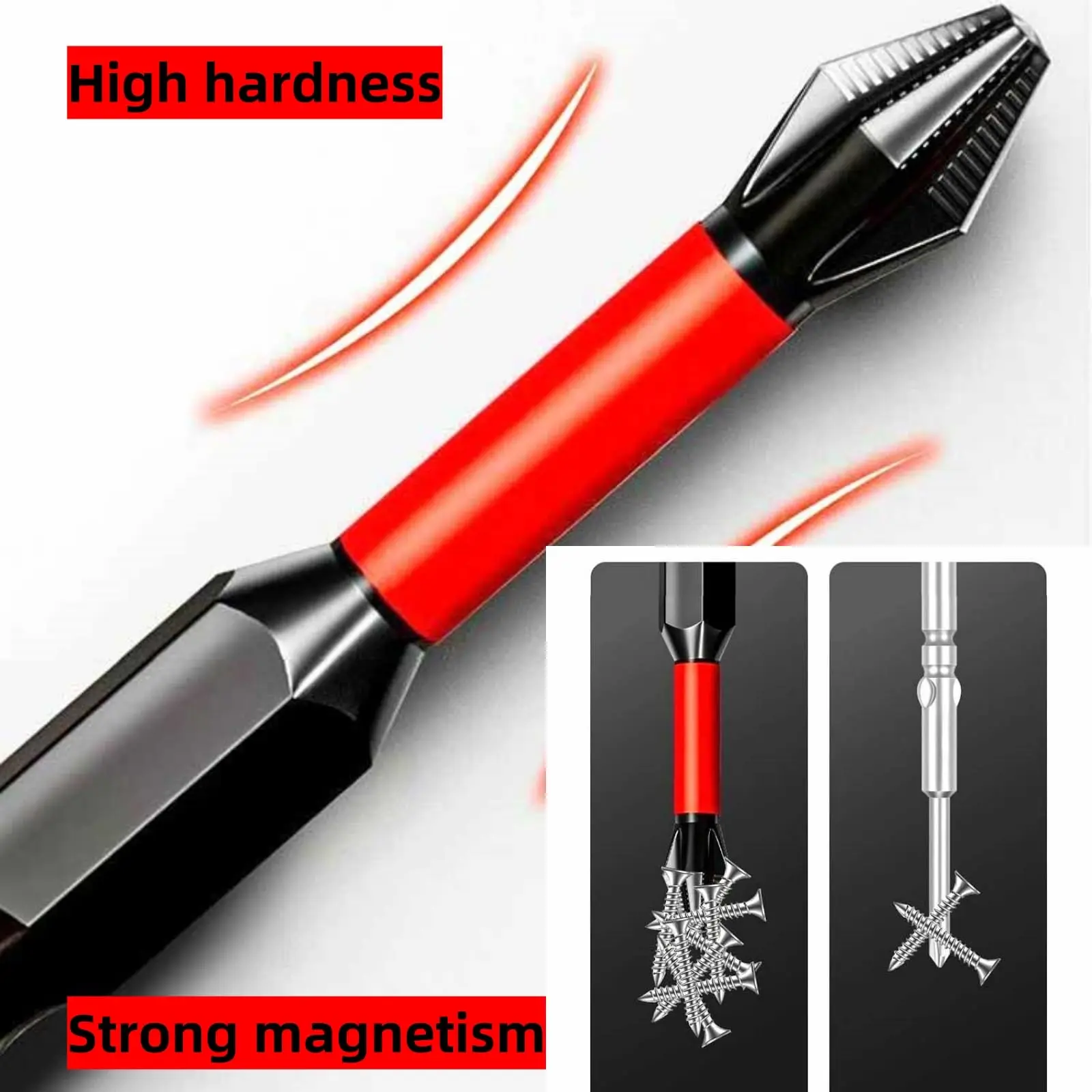 Anti-Slip Magnetic Screwdriver Bit Set – S2 Alloy Steel Impact Resistant Bits for Electric Drills (3/6/12PCS) 3