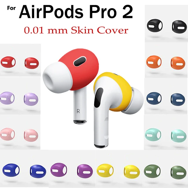 シリコンスキンパターンのAirPodsPro 2ヘッドセット,Apple Bluetooth ...