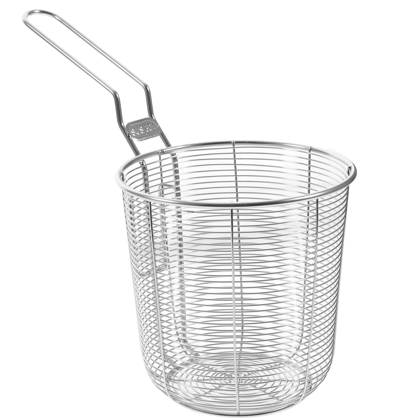 

Hot Pot Colander Household Pasta Basket Frying Food Strainers Ramen Kitchen Stainless Steel Mesh Noodles