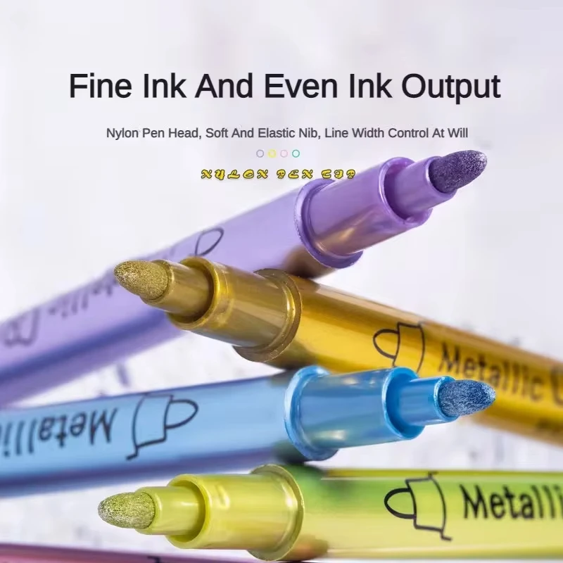Metallic Art Marker Pens 3