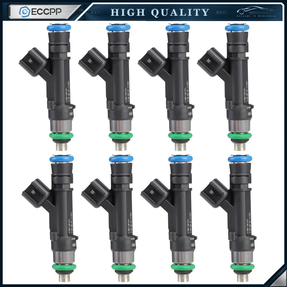 

8 PCS Fuel Injectors For Ford F-150 Mustang Lobo 5.0L 2011-2017 BR3Z9F593A