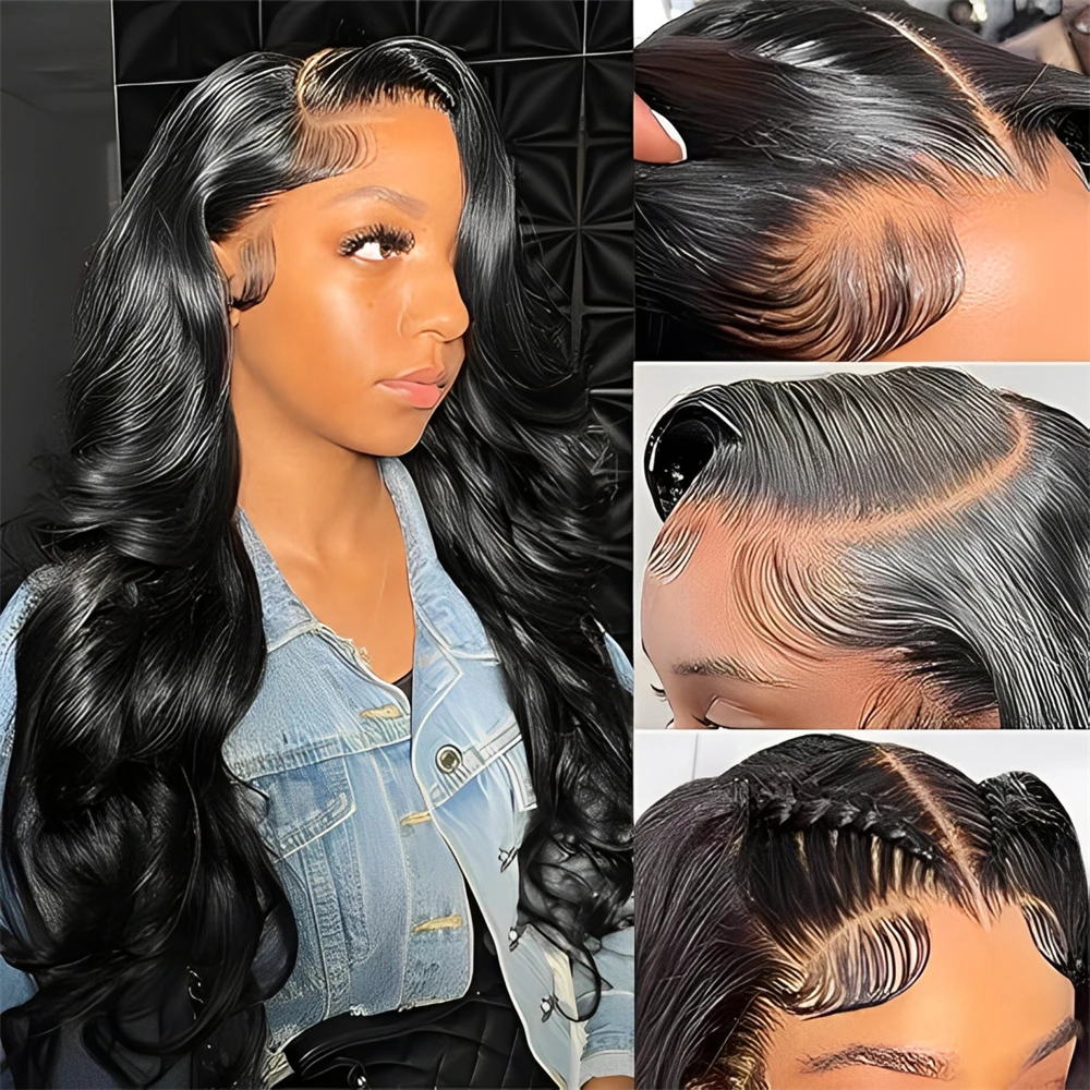 13x4 Lace Frontal Closure Body Wave Frontal Transparent Lace Frontals With virgin Hair Human Hair Natural Color Wigs