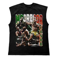 T-shirt Hip Hop Streetwear pour hommes, coton glacé lavé, saut de boxe, portrait graphique précieux, Y-270Gym Tee Top, vêtements pour hommes 4
