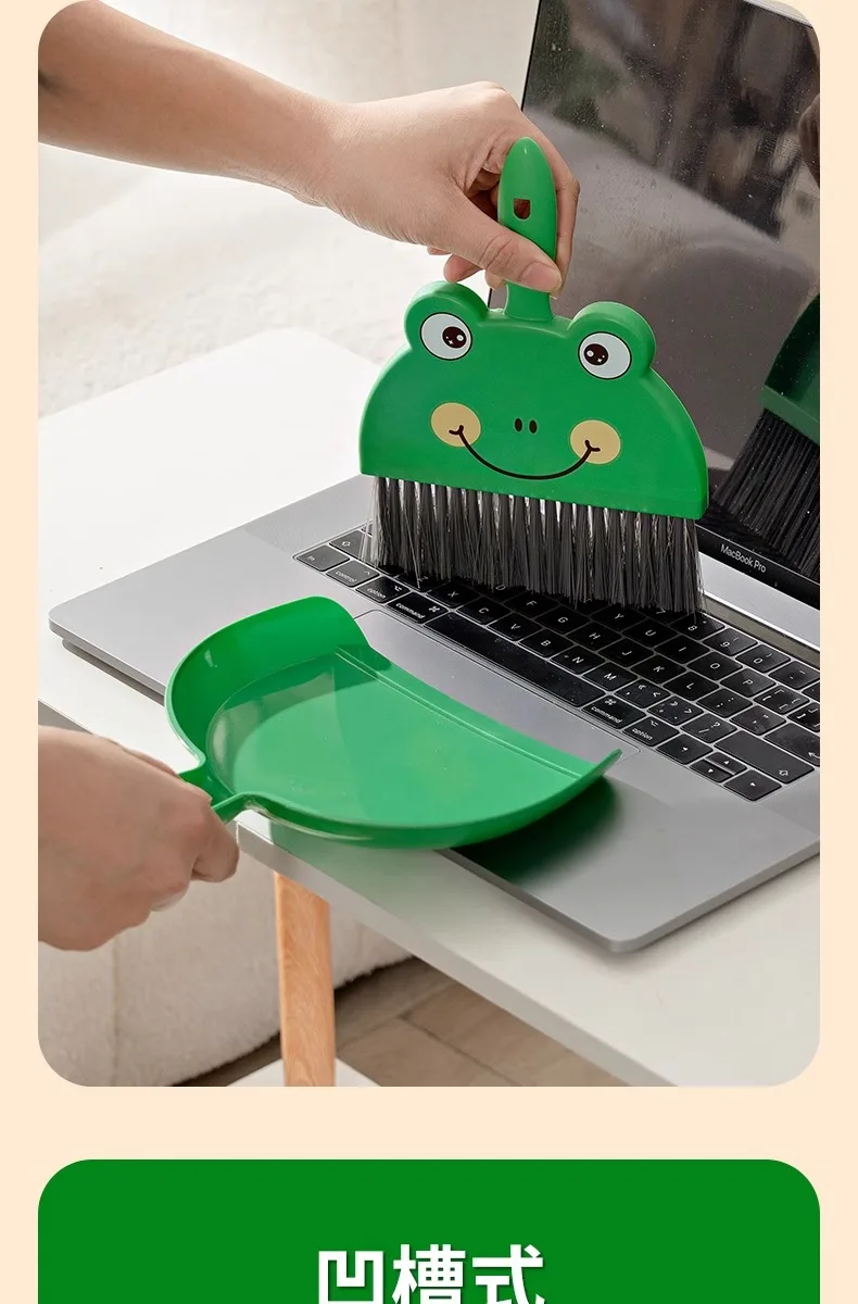 Mini Cartoon Desktop Cleaning Broom - Image 8