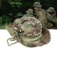 Camouflage Bucket Hat Panama Boonie Hat Tactical US Army Military Multicam Summer Cap Hunting Hiking Outdoor Camo Sun Caps Men 3