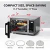 QWTOSHIBA 6-in-1 Inverter Countertop Microwave Oven Healthy Air Fryer Combo,MASTER Series,Broil,Convection,Speedy Combi,Even 6