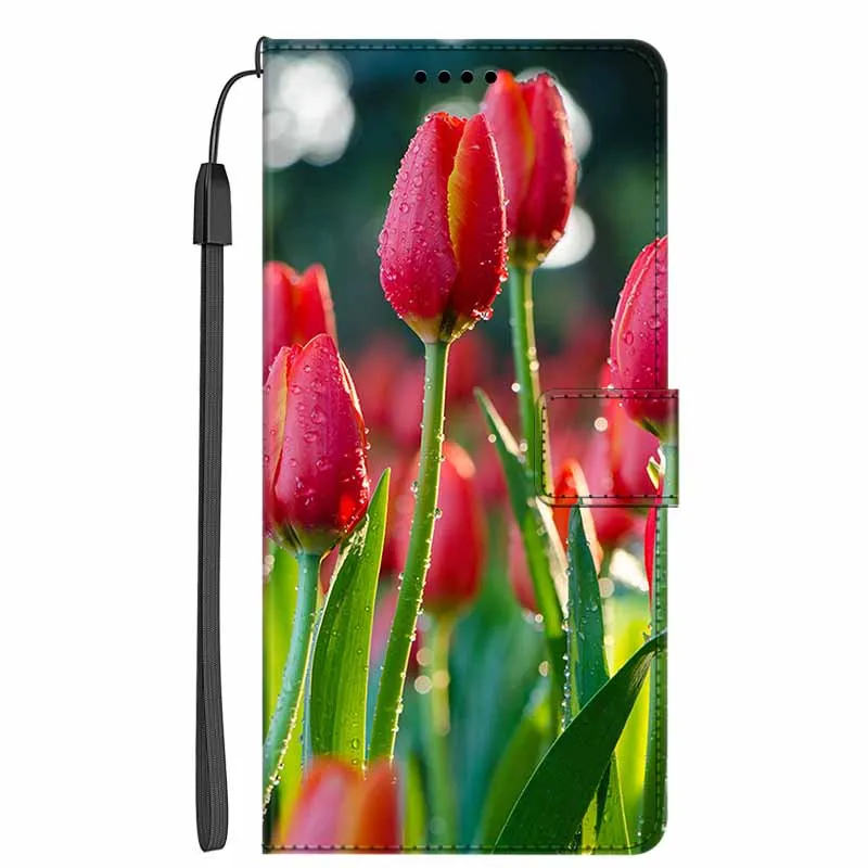 Magnetic Leather Flip Wallet Phone Case Coque Book Cover