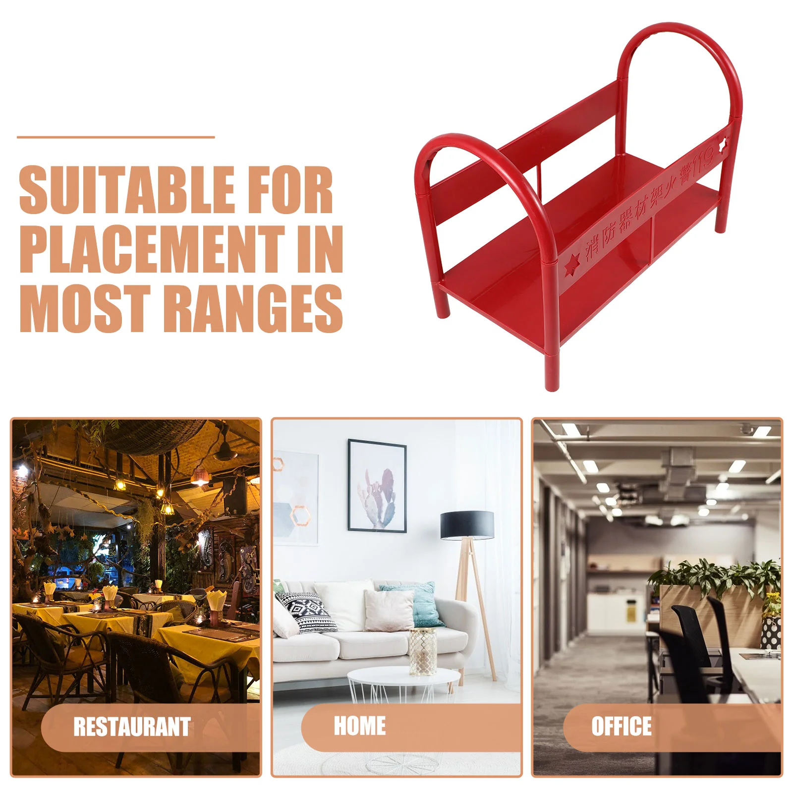 Fire Extinguisher Base Bracket Support Mount Mounting Kit Holder for The House Fluorescence