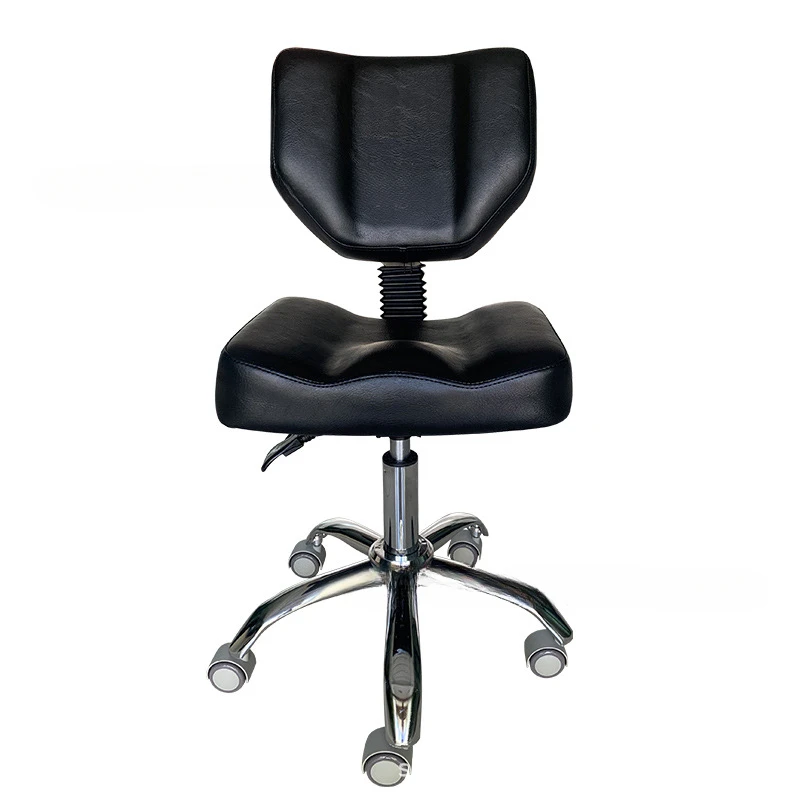 

Ergonomic Professional Barber Chairs Wheels Golf Hair Stylist Nail Salon Furniture Hairstyle Hairdressing Stool كراسي حلاقه