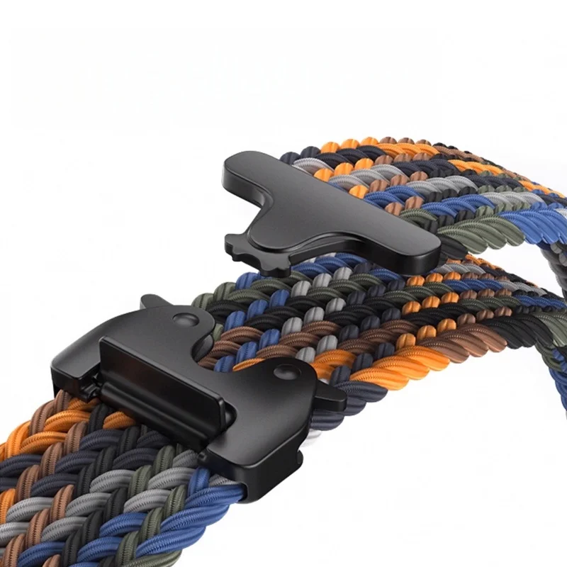 Braided Nylon Watch Strap - Durable and Stylish Watchband Loop