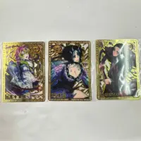 Anime Demon Slayer Kamado Nezuko Kochou Shinobu Kanroji Mitsuri Metal Card Collectible Card Toy Birthday Gift 1
