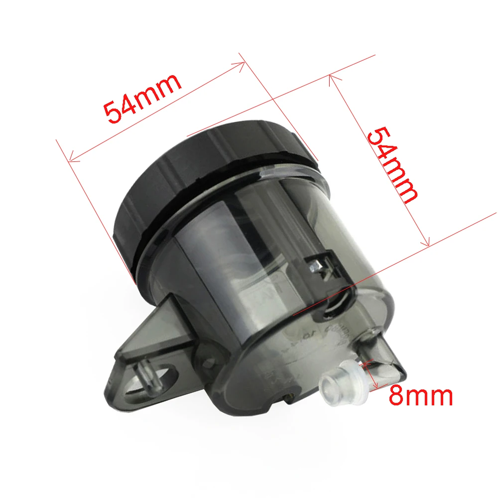 Motorcycle Brake Lever Universal Motorcycle Lever Brake Oil Tank Foot Brake Master Cylinder Oil Cup Fluid Bottle Reservoir Dirt Bike Scooter Pitbike