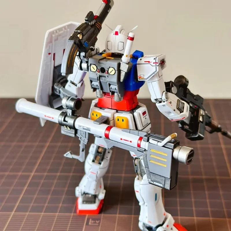반다이 HGUC 1/144 RX 78 2 GTO Yuanzu 모델 키트 워터 데칼 애니메이션 디스플레이 스탠드 Collectible Figure