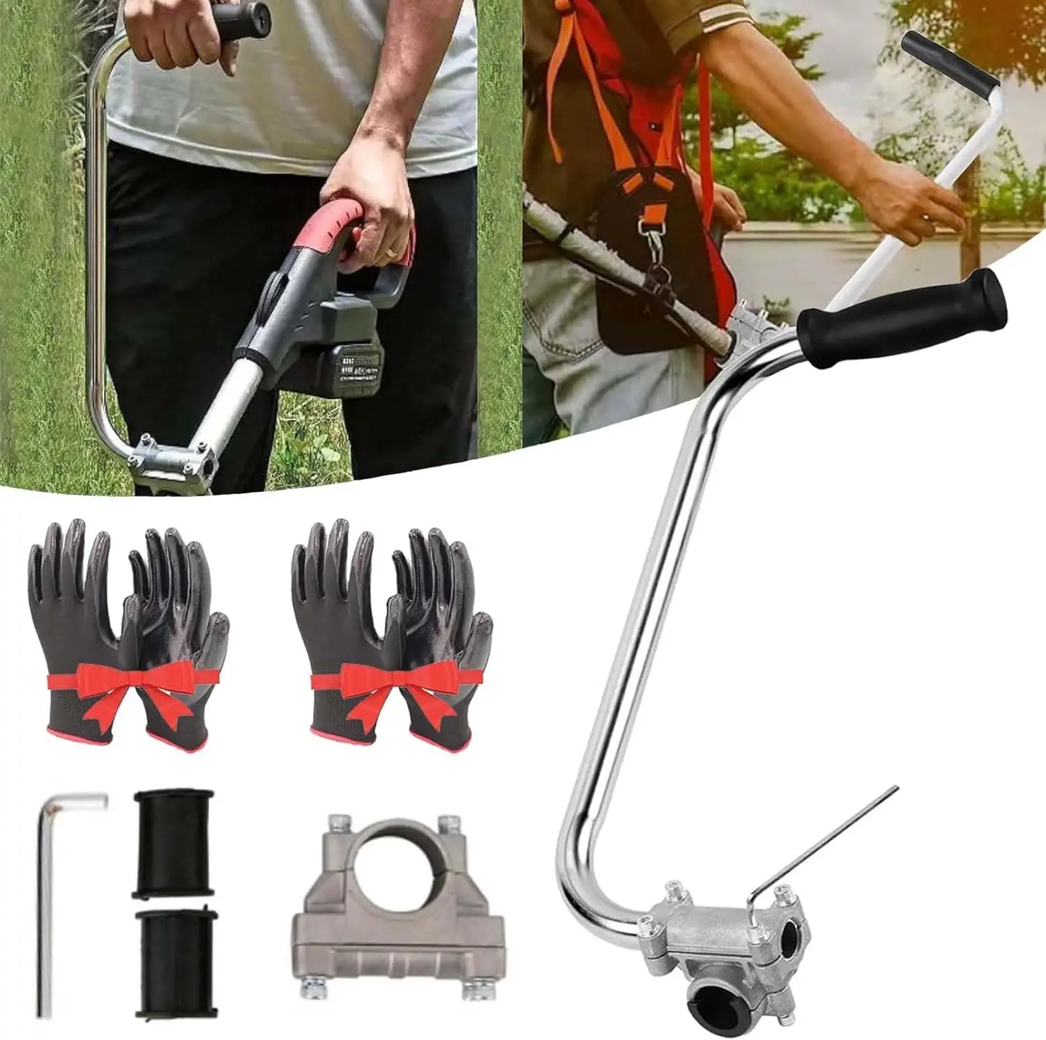 Ergonomic Weedeater Handle 2024 New Ergonomic Weed Eater Handle Ergonomic Weed Eater Handle Extension Weed Wacker Trimmer Grip